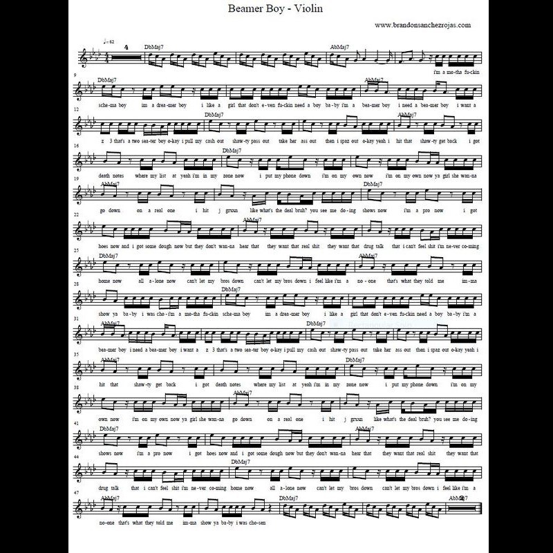 Beamer Boy Guitar Tab Sheet Music By Bsr For Guitar Tab And Piano Keyboard Noteflight Marketplace
