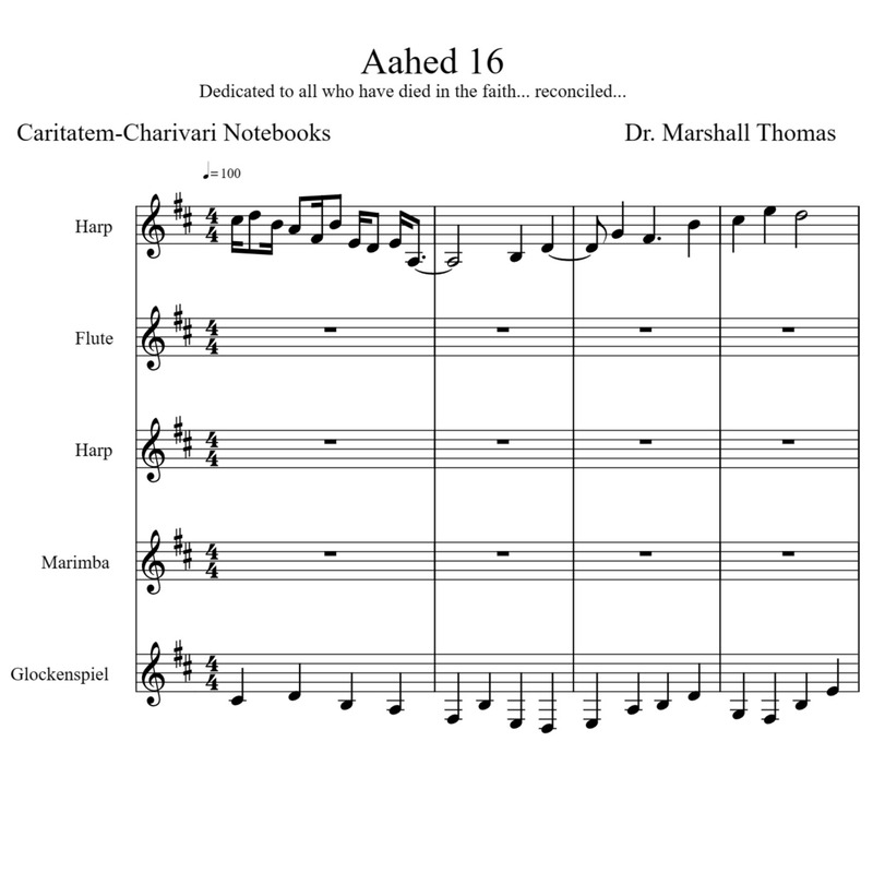 Aahed 16 Sheet Music By Celebrity Chamber Plyers For Small Ensemble 