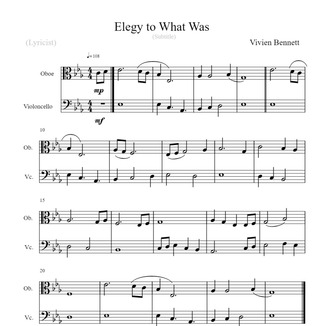 Elegy to What Was